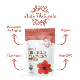 Halo Naturals packaged in the USA label indicates domestic processing and quality.