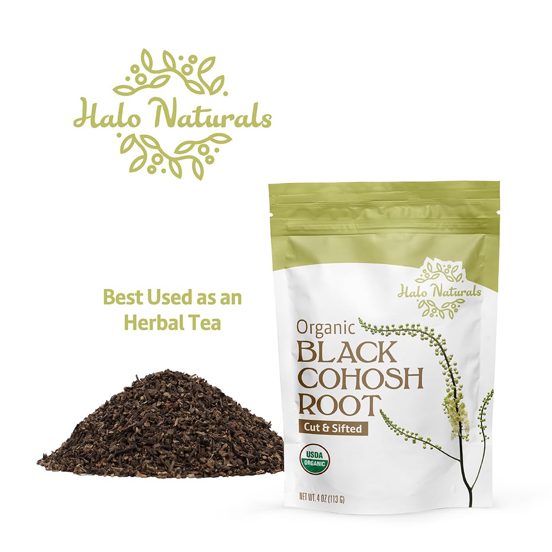 Halo Naturals resealable pouch being opened to access dry root.