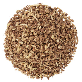 Halo Naturals Sarsaparilla root cut & sifted closeup reveals earthy, woody chunks ideal for decoctions.