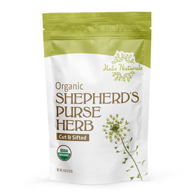 Halo Naturals Shepherd's Purse USDA Organic certification reinforces trusted organic sourcing