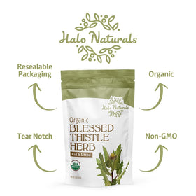 Halo Naturals USDA organic logo confirms certified organic ingredients and clean sourcing.