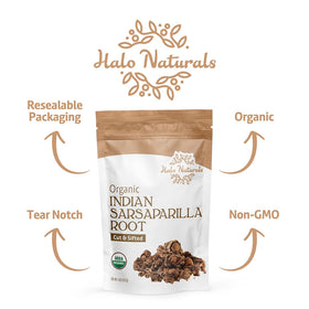 Halo Naturals USDA Organic seal confirms trusted organic sourcing.