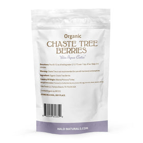 Halo Naturals vitex agnus castus berries pour ideal for tea blends