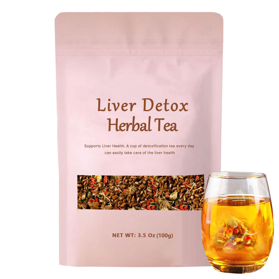 Halpilt Liver Detox Tea cup steeping for a calming daily ritual