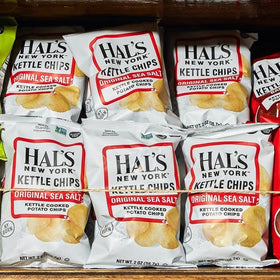Hal's New York on-the-go snack bag, portable chips for picnics and sports.
