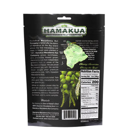 Islands onion flavored Hamakua Macadamia Nuts on a plate