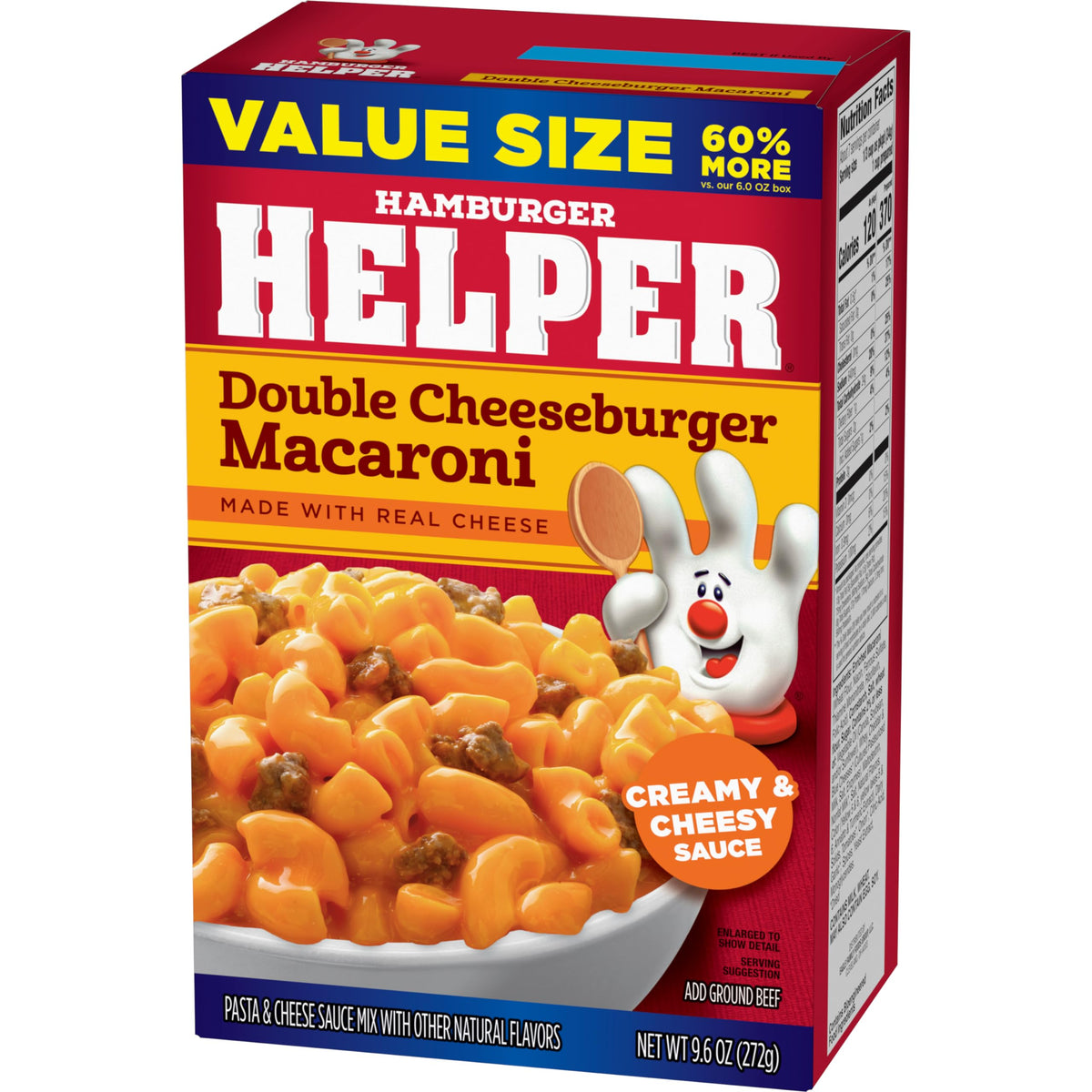 Hamburger Helper browning beef in a skillet for a fast start