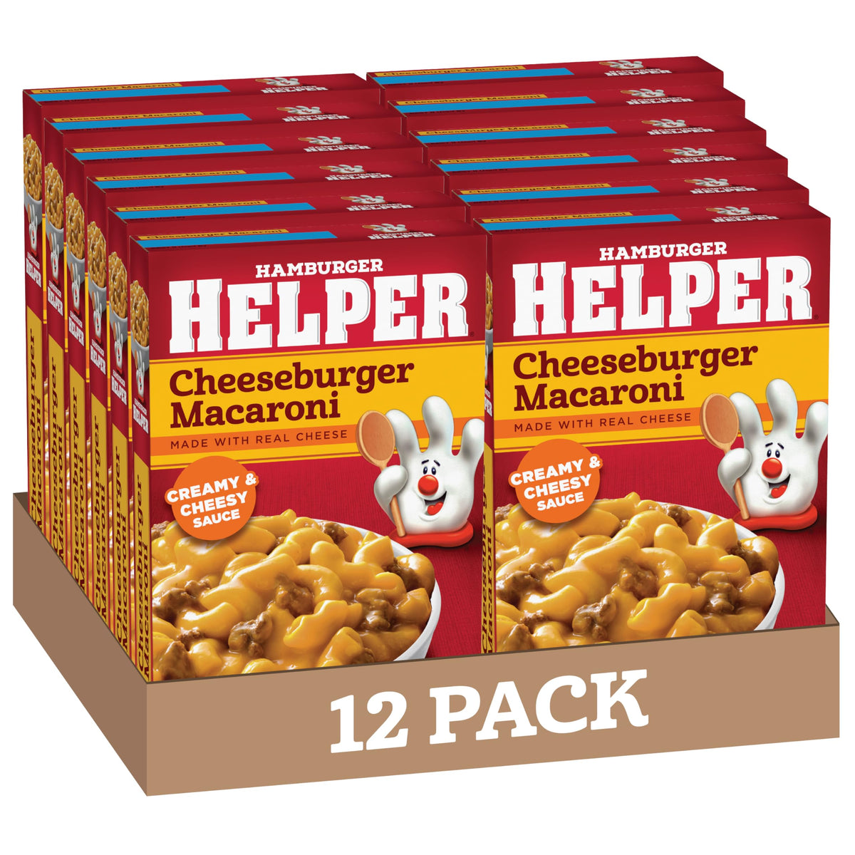 Hamburger Helper Cheeseburger Macaroni box dinner for quick weeknight meals.