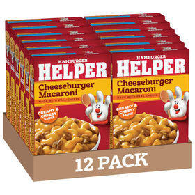 Hamburger Helper Cheeseburger Macaroni box dinner for quick weeknight meals.
