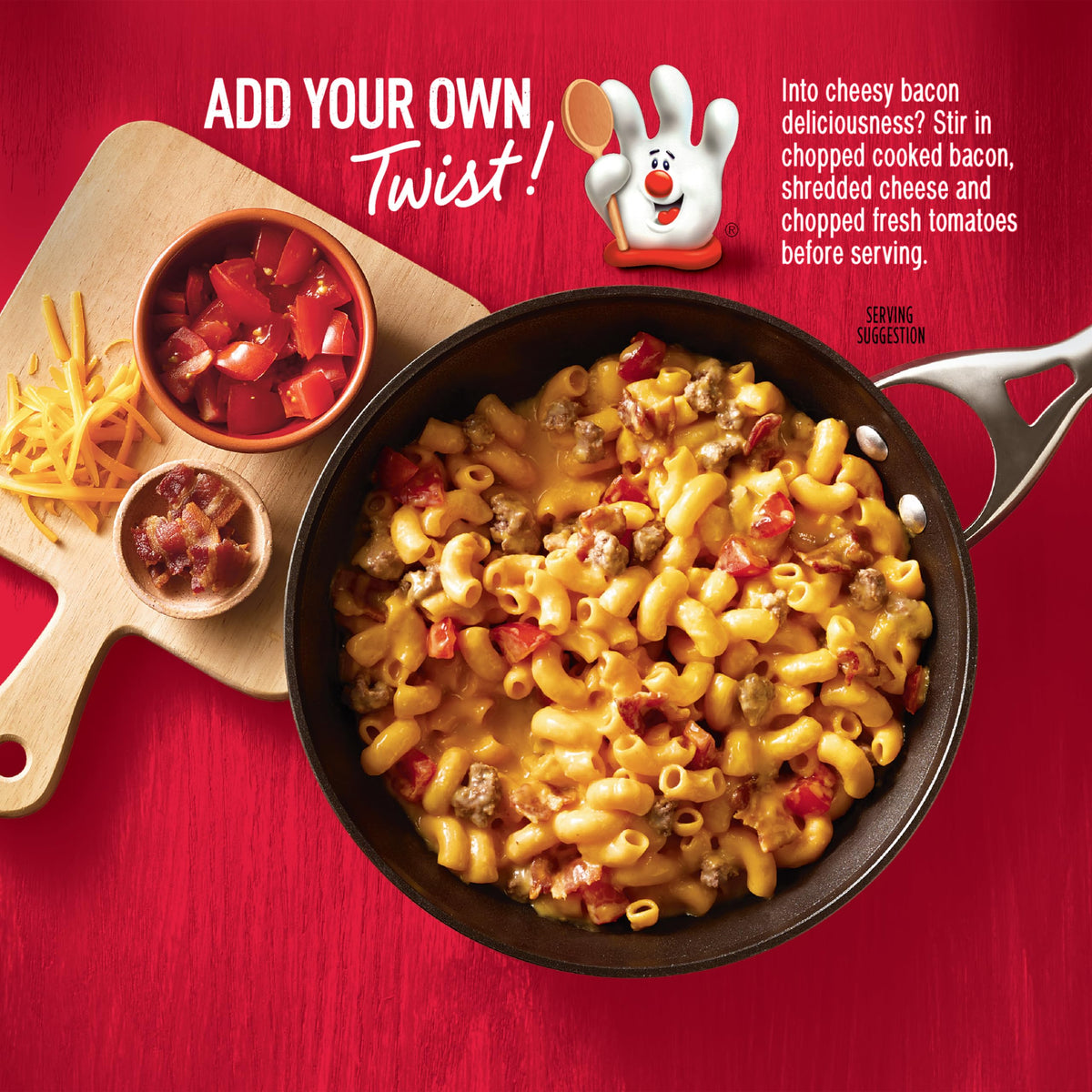 Hamburger Helper Cheeseburger Macaroni comes in a 6.6 oz box for family dinners.