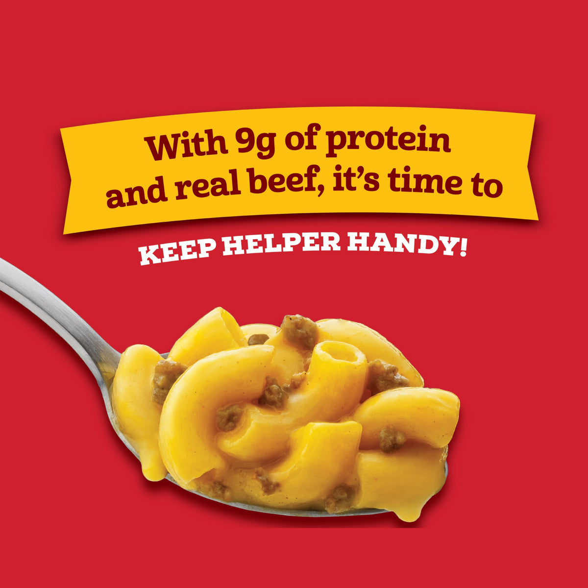 Ready-to-serve Hamburger Helper Cheeseburger Macaroni bowl for weeknight dinner