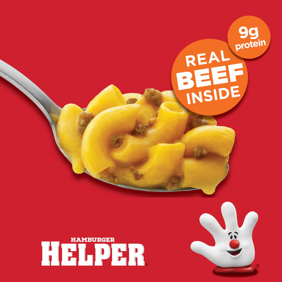 Hamburger Helper Cheeseburger Macaroni Microwave Cup served on plate with optional toppings