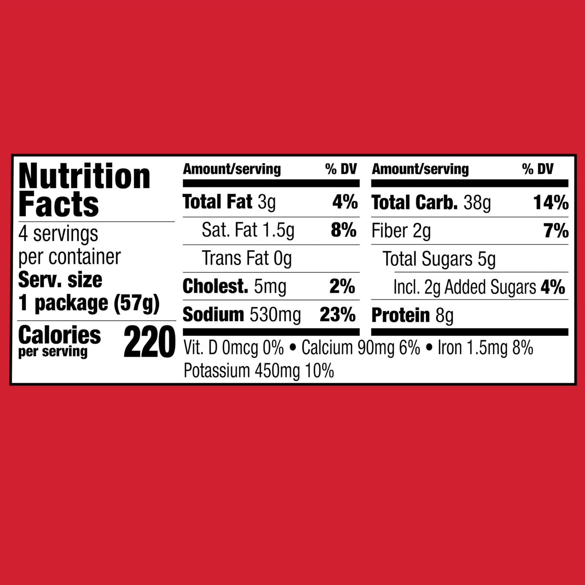 Hamburger Helper Chili Macaroni cup packaging supports pantry storage.