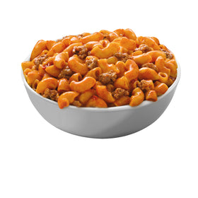 Hamburger Helper Chili Macaroni with kidney beans and tomatoes, ready for customization.