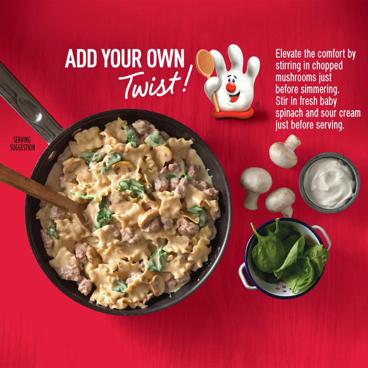 Family enjoys a fast, tasty dinner with Hamburger Helper.