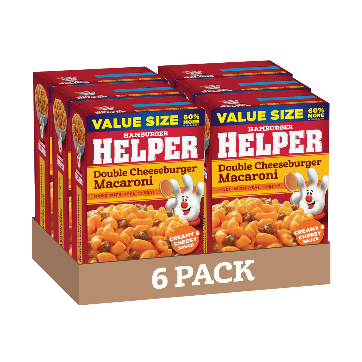 Hamburger Helper Double Cheeseburger Macaroni pack for quick family dinners