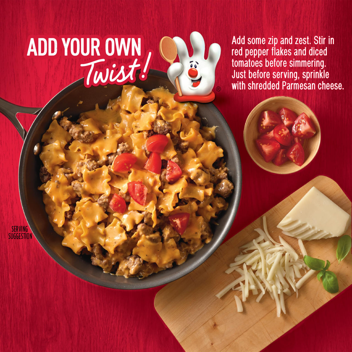 Hamburger Helper Pasta Lasagna case bundle shown for store display.