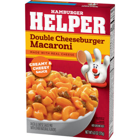 Hamburger Helper ready in three steps simplifies weeknight cooking.