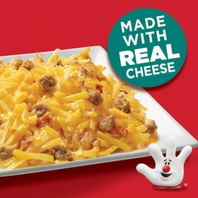 Hamburger Helper scrambled eggs serving boosts protein and satisfaction