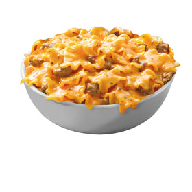 Hamburger Helper served in a bowl, creamy and comforting