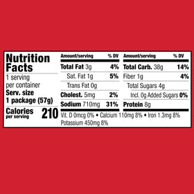 Hamburger Helper beef pasta cup; quick protein-rich option for midweek meals.