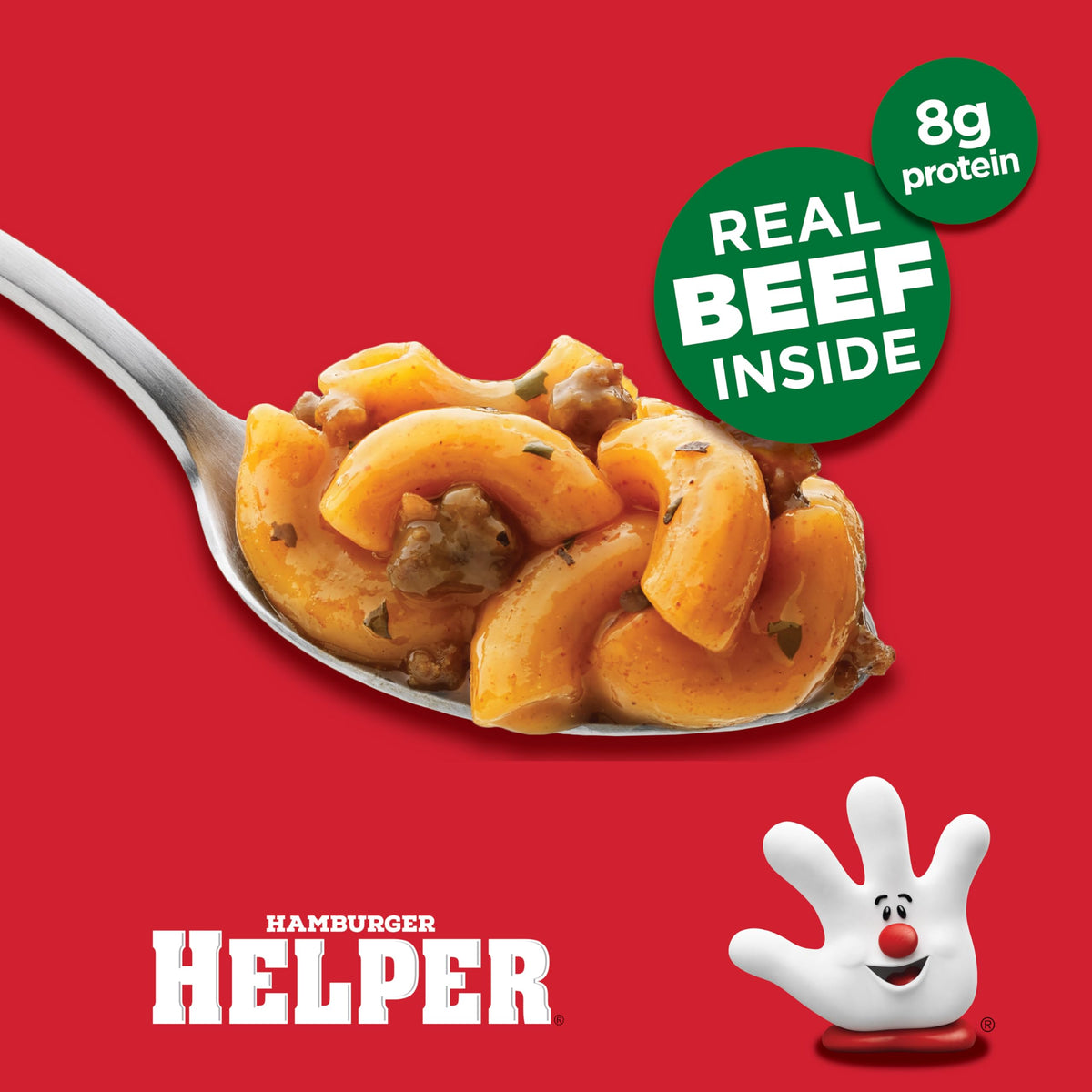 Six-pack pantry-ready cups from Hamburger Helper for quick dinners.