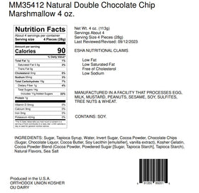 Hammond's Candies chocolate chip marshmallows paired with hot chocolate for cozy drinks.