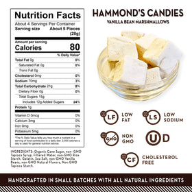 Hammond’s Candies vanilla bean marshmallows in hot chocolate for a creamy boost