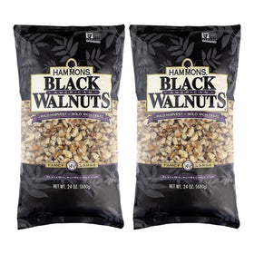Hammons Fancy Large Black Walnuts, whole and crunchy, ideal for keto snacking