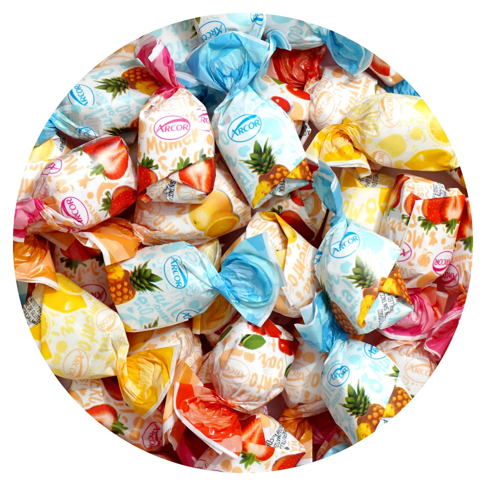 The Hampton Candy Company Arcor fruit-filled candy bulk bag ready for parties and events