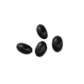 The Hampton Candy Company party-snack display with black jelly beans.