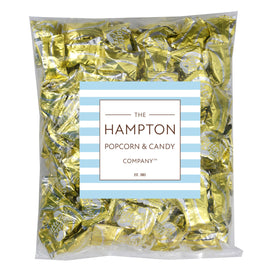 The Hampton Candy Butter Toffee bulk packaging, ideal for gifting or stocking stuffers.