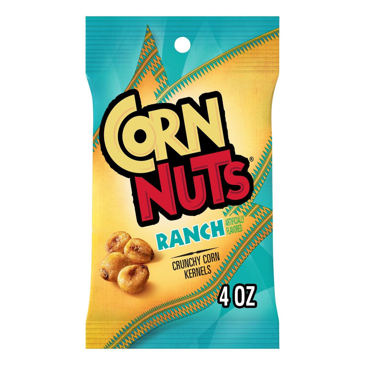 The Hampton Candy Company Crunchy Corn Nuts Variety Pack with six flavors in 4 oz portions