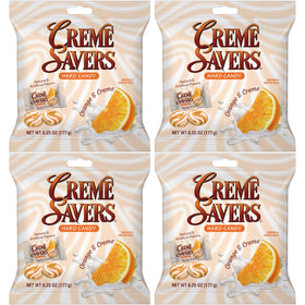 The Hampton Candy Company Cream Savers Orange and Cream 6.25 oz pack, office snack ready.