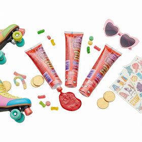 Ooze Tube Cherry by Hampton, resealable cap keeps candy fresh between uses.