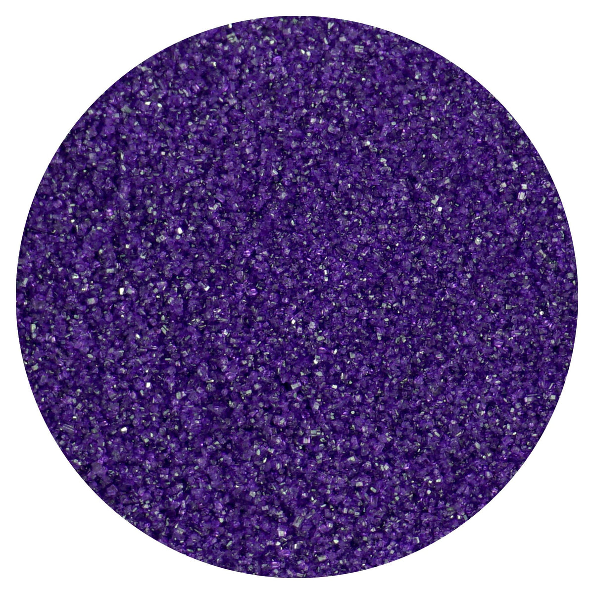 The Hampton Candy Company purple sprinkles for cake decorating add playful color.