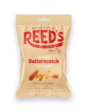 Reed's Butterscotch candies from The Hampton Candy Company, individually wrapped for on-the-go enjoyment