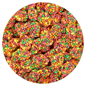 The Hampton Candy Company gummy clusters rainbow bulk bag showing colorful texture for sharing