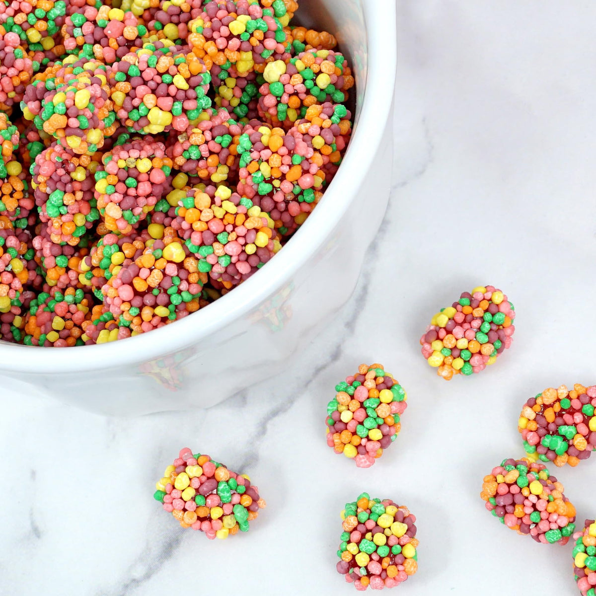 The Hampton Candy Company gummy clusters serving idea for lunchboxes and gatherings