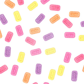 The Hampton Candy Company party-table display of assorted candies.