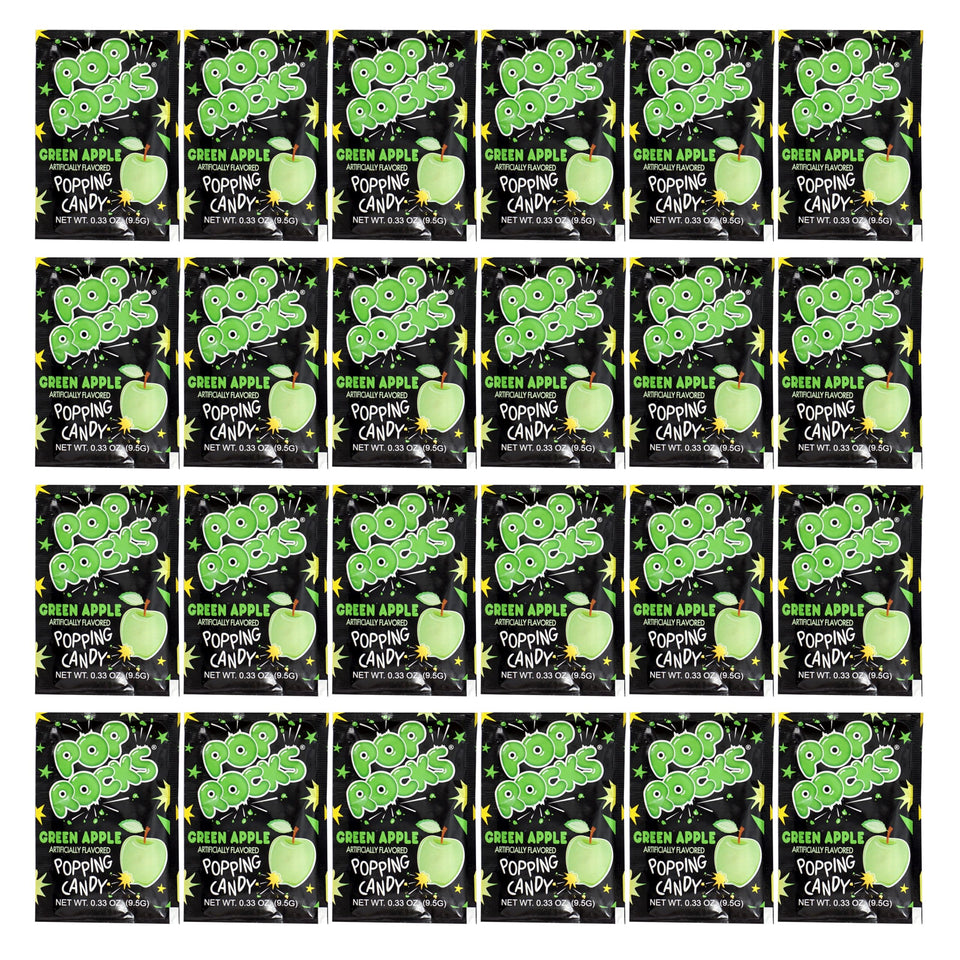 The Hampton Candy Pop Rocks Green Apple pack ready for on-the-go snacking