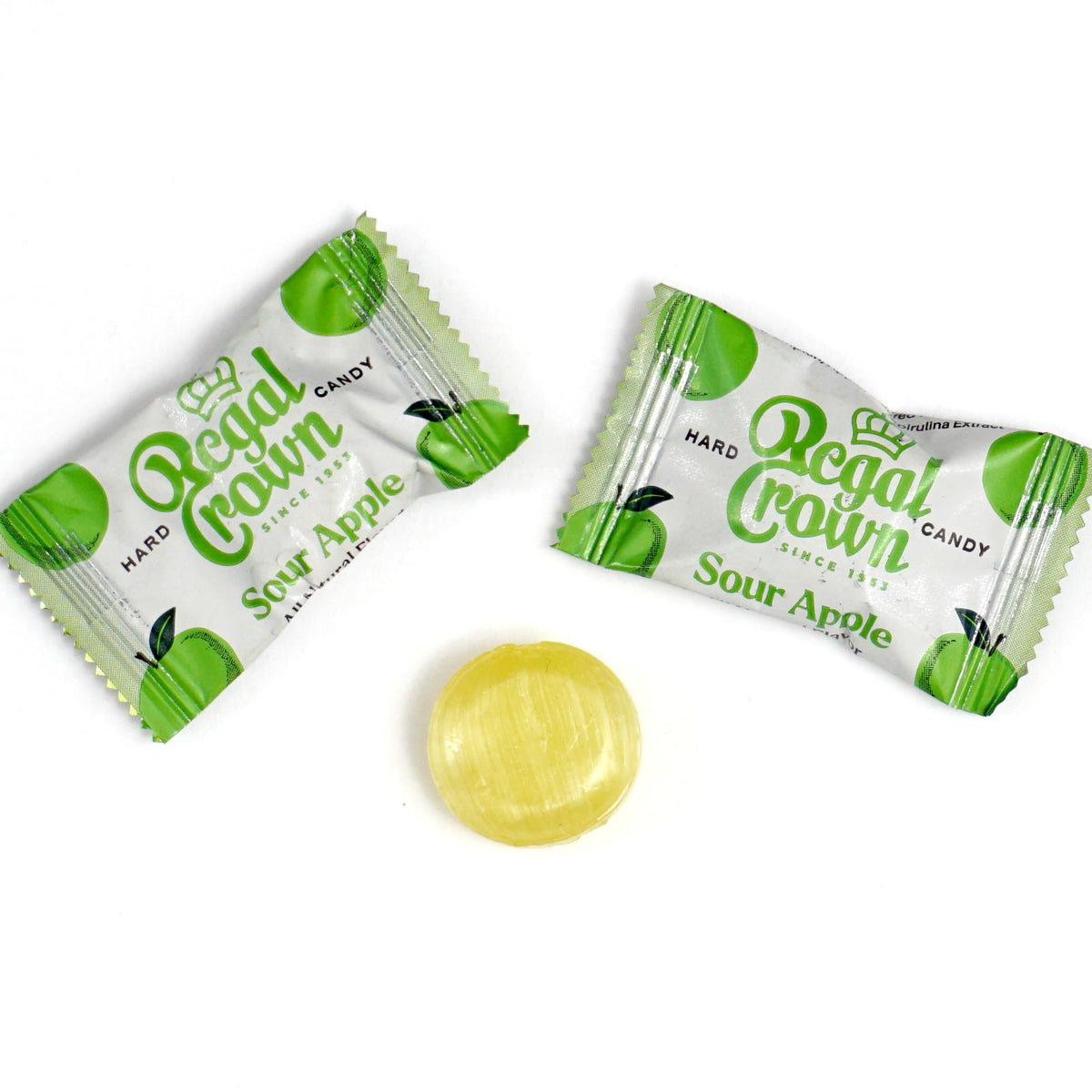 Hampton Sour Apple candies close-up highlighting crisp tart bite
