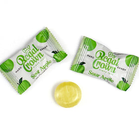 Hampton Sour Apple candies close-up highlighting crisp tart bite
