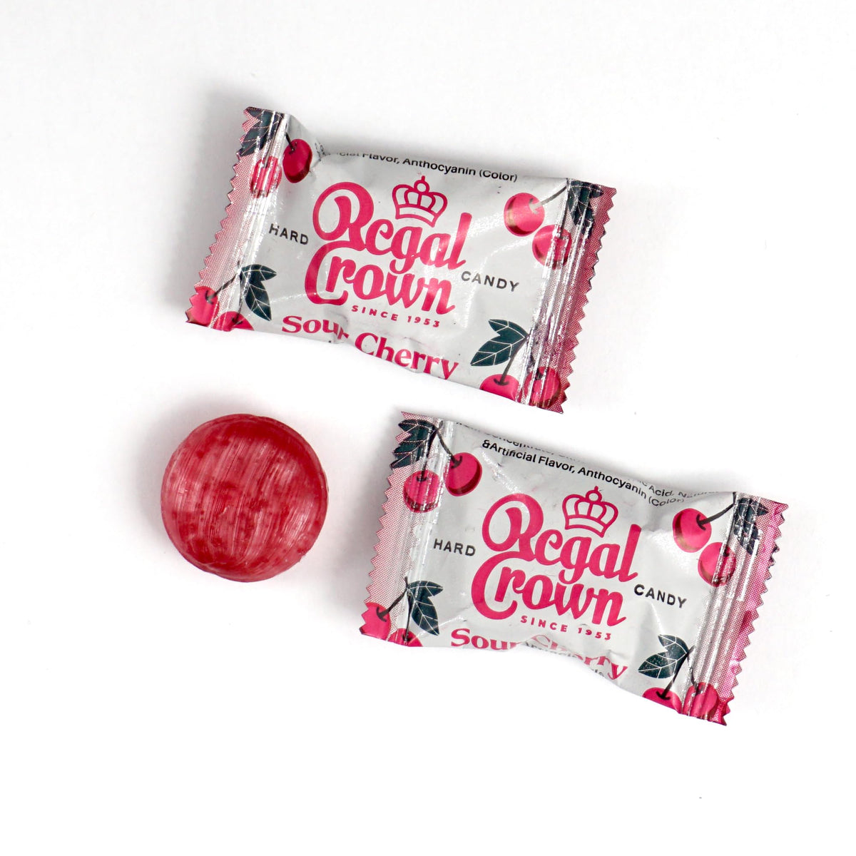 Hampton Sour Cherry candies close-up with balanced tangy flavor