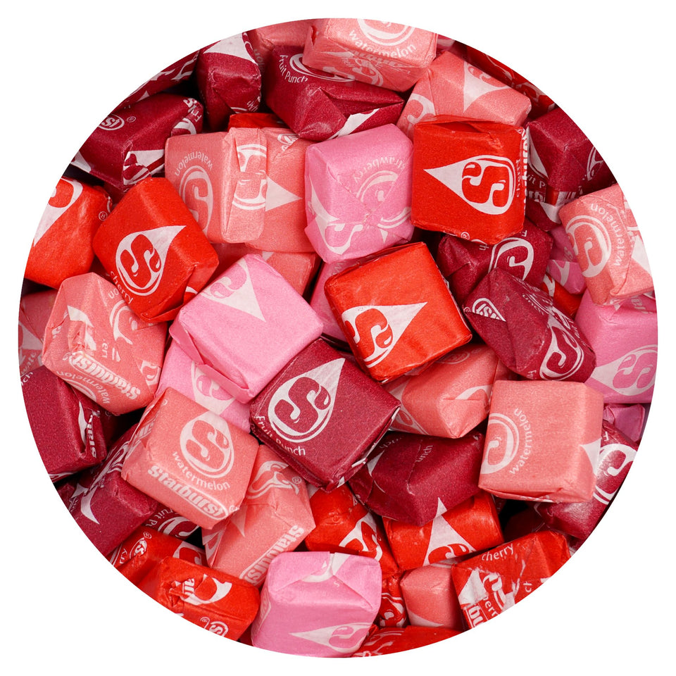 The Hampton Candy Company Star Burst Fav Reds bag front for bulk sharing occasions.