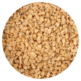The Hampton Candy Company toffee bits in a 1lb bulk bag for versatile use.