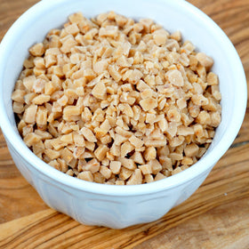 Toffee bits folded into cookie dough for rich flavor and texture.