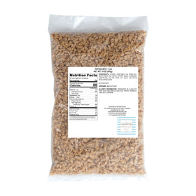 Hampton toffee bits used as ice cream topping adding buttery crunch.