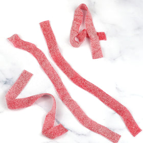 The Hampton Cherry Sour Belts colorful strips highlight premium quality ingredients.