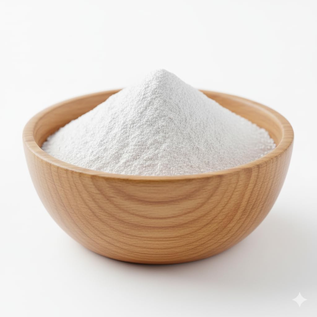 Hampton Distribution ammonium bicarbonate illustration demonstrates its role as a leavening agent in recipes.